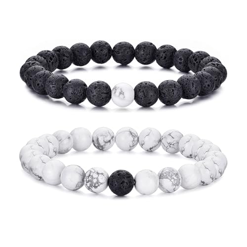 Tigerauge-Armband für Herren, 8 mm, Naturstein, dehnbar, verstellbar, schwarze Kristallperlen, Armband für Männer und Frauen, Geschenke Tigerauge-Armband für Herren, 8 mm, Naturstein, dehnbar, verstellbar, schwarze Kristallperlen, Armband für Männer und Frauen, Geschenke von generic