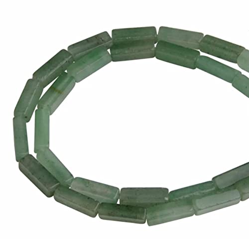 x 13 mm Naturstein, grüner Aventurin, rechteckige Säulen, Röhren, Zylinder, Abstandshalter, lose Perlen, Edelstein für DIY-Armbänder, Halsketten, Schmuckherstellung, Strang, 38,1 cm (28–30 Stück) x 13 mm Naturstein, grüner Aventurin, rechteckige Säulen, Röhren, Zylinder, Abstandshalter, lose Perlen, Edelstein für DIY-Armbänder, Halsketten, Schmuckherstellung, Strang, 38,1 cm (28–30 Stück) von generic