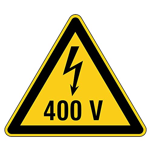 Aufkleber Warnung vor elektrischer Spannung 400V 100 x 87 mm · 10 Stück Aufkleber Warnung vor elektrischer Spannung 400V 100 x 87 mm · 10 Stück von generisch