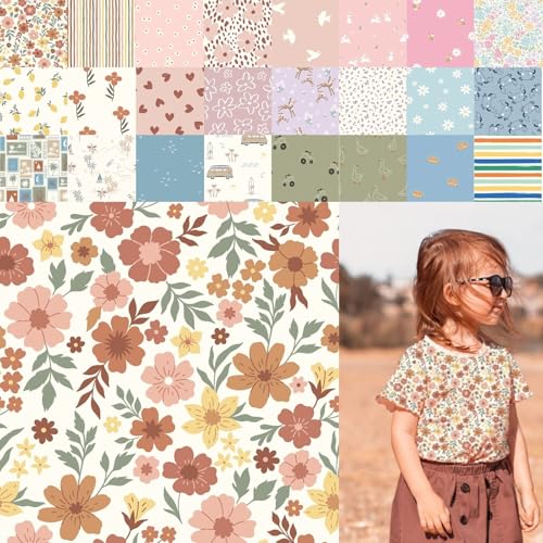 Baumwolljersey bedruckt, Jersey Stoff Meterware Sommer, Jerseystoff Blumen - Strickjersey Kinderdrucke - Stretchstoff Mädchen, BW-Jersey Jungs *ab 50cm, Farbe: 80-A91-001 Blumen Baumwolljersey bedruckt, Jersey Stoff Meterware Sommer, Jerseystoff Blumen - Strickjersey Kinderdrucke - Stretchstoff Mädchen, BW-Jersey Jungs *ab 50cm, Farbe: 80-A91-001 Blumen von generisch