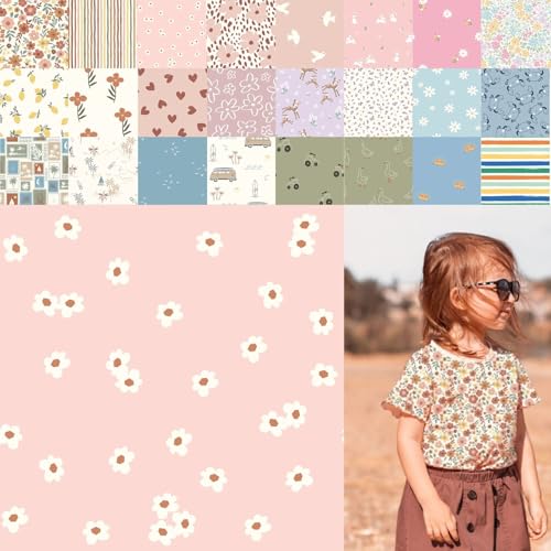 Baumwolljersey bedruckt, Jersey Stoff Meterware Sommer, Jerseystoff Blumen - Strickjersey Kinderdrucke - Stretchstoff Mädchen, BW-Jersey Jungs *ab 50cm, Farbe: 80-A91-005 rosa Blume Baumwolljersey bedruckt, Jersey Stoff Meterware Sommer, Jerseystoff Blumen - Strickjersey Kinderdrucke - Stretchstoff Mädchen, BW-Jersey Jungs *ab 50cm, Farbe: 80-A91-005 rosa Blume von generisch