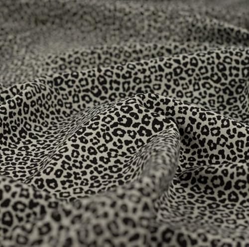 Baumwolljersey bedruckt Leopard - Jerseystoff Meterware Leo, BW Jersey Leomuster Tierprint *Ab 50cm, Farbe: 027 khaki Baumwolljersey bedruckt Leopard - Jerseystoff Meterware Leo, BW Jersey Leomuster Tierprint *Ab 50cm, Farbe: 027 khaki von generisch