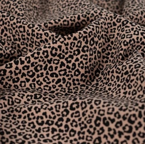 Baumwolljersey bedruckt Leopard - Jerseystoff Meterware Leo, BW Jersey Leomuster Tierprint *Ab 50cm, Farbe: 037 lachs Baumwolljersey bedruckt Leopard - Jerseystoff Meterware Leo, BW Jersey Leomuster Tierprint *Ab 50cm, Farbe: 037 lachs von generisch