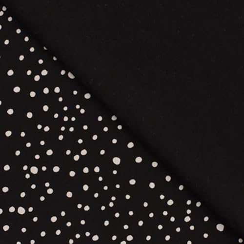 Baumwolljersey bedruckt Tupfen - Jerseystoff Meterware Punkte, BW Jersey gepunktet *Ab 50cm, Farbe: 069 schwarz Baumwolljersey bedruckt Tupfen - Jerseystoff Meterware Punkte, BW Jersey gepunktet *Ab 50cm, Farbe: 069 schwarz von generisch