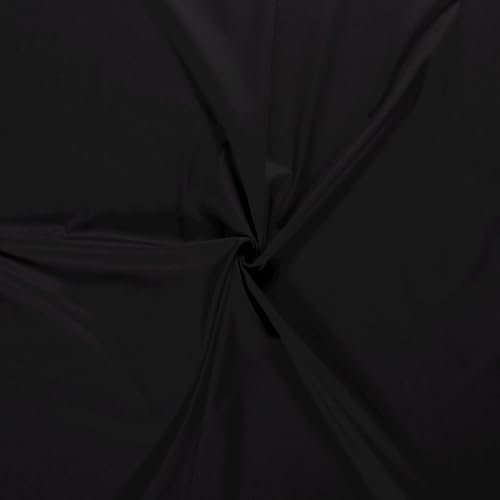 Baumwollstoff uni Popeline - Baumwolle Stoff Meterware - Blusenstoff BW-Batist - Webware, Dekostoff, Vorhangstoff *Ab 50cm, Farbe: 069 Schwarz Baumwollstoff uni Popeline - Baumwolle Stoff Meterware - Blusenstoff BW-Batist - Webware, Dekostoff, Vorhangstoff *Ab 50cm, Farbe: 069 Schwarz von generisch