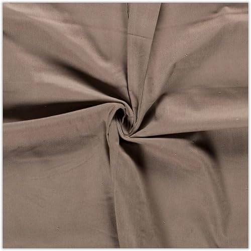 Feincord Meterware - Baumwollstoff gerippt - weicher Babycord - Cord Stoff – stabile Baumwolle uni, Ökotex Bekleidungsstoff Rippen *Ab 50 cm, Farbe: 052 beige Feincord Meterware - Baumwollstoff gerippt - weicher Babycord - Cord Stoff – stabile Baumwolle uni, Ökotex Bekleidungsstoff Rippen *Ab 50 cm, Farbe: 052 beige von generisch