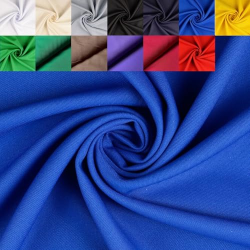 Gabardine Köper Stoff Meterware uni - robuster Polyester Twillstoff, stabiler Hosenstoff, Taschenstoff, Trenchcoat *Ab 50 cm, Farbe: 005 blau Gabardine Köper Stoff Meterware uni - robuster Polyester Twillstoff, stabiler Hosenstoff, Taschenstoff, Trenchcoat *Ab 50 cm, Farbe: 005 blau von generisch