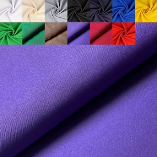 Gabardine Köper Stoff Meterware uni - robuster Polyester Twillstoff, stabiler Hosenstoff, Taschenstoff, Trenchcoat *Ab 50 cm, Farbe: 091 lila Gabardine Köper Stoff Meterware uni - robuster Polyester Twillstoff, stabiler Hosenstoff, Taschenstoff, Trenchcoat *Ab 50 cm, Farbe: 091 lila von generisch