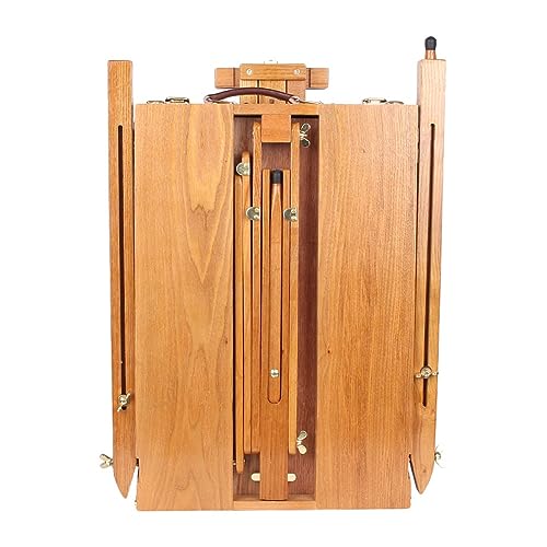 SIKUAI Französische Staffelei aus Holz, Skizzenkasten, tragbar, faltbar, langlebig, Künstler, Maler, Stativ SIKUAI Französische Staffelei aus Holz, Skizzenkasten, tragbar, faltbar, langlebig, Künstler, Maler, Stativ von generisch
