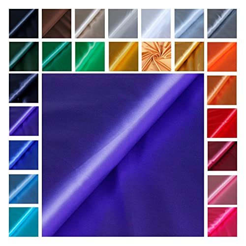 Satin Glänzend - Futterstoff -glänzender Dekostoff - Polyester Seide - günstiger Futterstoff - Faschingsseide - 100% Polyester *Ab 50cm x 145 cm, Farbe: 024 lila Satin Glänzend - Futterstoff -glänzender Dekostoff - Polyester Seide - günstiger Futterstoff - Faschingsseide - 100% Polyester *Ab 50cm x 145 cm, Farbe: 024 lila von generisch