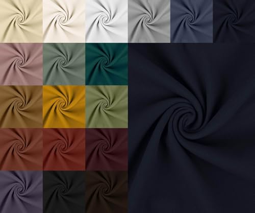 Stretch Baumwolle Köper Stoff Meterware - Twillstoff dehnbar, elastischer Hosenstoff Peach, Baumwoll-Stretch Uni, Trenchcoat Stoff *Ab 50 cm, Farbe: 009 marine Stretch Baumwolle Köper Stoff Meterware - Twillstoff dehnbar, elastischer Hosenstoff Peach, Baumwoll-Stretch Uni, Trenchcoat Stoff *Ab 50 cm, Farbe: 009 marine von generisch