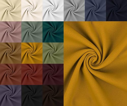 Stretch Baumwolle Köper Stoff Meterware - Twillstoff dehnbar, elastischer Hosenstoff Peach, Baumwoll-Stretch Uni, Trenchcoat Stoff *Ab 50 cm, Farbe: 1034 senfgelb Stretch Baumwolle Köper Stoff Meterware - Twillstoff dehnbar, elastischer Hosenstoff Peach, Baumwoll-Stretch Uni, Trenchcoat Stoff *Ab 50 cm, Farbe: 1034 senfgelb von generisch