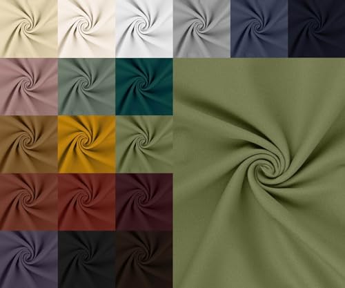 Stretch Baumwolle Köper Stoff Meterware - Twillstoff dehnbar, elastischer Hosenstoff Peach, Baumwoll-Stretch Uni, Trenchcoat Stoff *Ab 50 cm, Farbe: 1121 hellgrün Stretch Baumwolle Köper Stoff Meterware - Twillstoff dehnbar, elastischer Hosenstoff Peach, Baumwoll-Stretch Uni, Trenchcoat Stoff *Ab 50 cm, Farbe: 1121 hellgrün von generisch