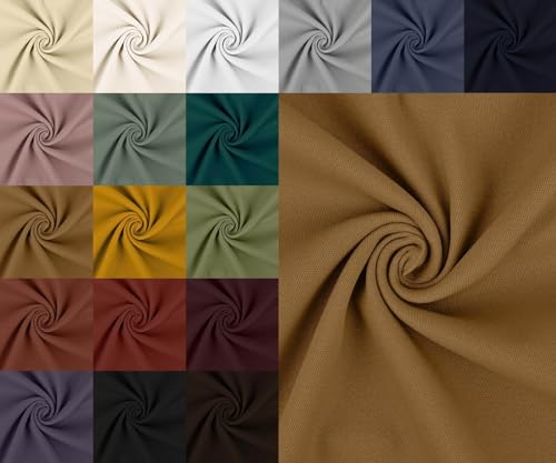 Stretch Baumwolle Köper Stoff Meterware - Twillstoff dehnbar, elastischer Hosenstoff Peach, Baumwoll-Stretch Uni, Trenchcoat Stoff *Ab 50 cm, Farbe: 1352 hellbraun Stretch Baumwolle Köper Stoff Meterware - Twillstoff dehnbar, elastischer Hosenstoff Peach, Baumwoll-Stretch Uni, Trenchcoat Stoff *Ab 50 cm, Farbe: 1352 hellbraun von generisch