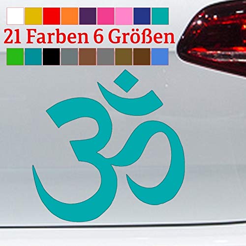 generisch Om Zeichen Aufkleber Yoga Omm Ohm Symbol AUM Huddhismus Hindu Meditation Sticker in 6 Größen und 21 Farben generisch Om Zeichen Aufkleber Yoga Omm Ohm Symbol AUM Huddhismus Hindu Meditation Sticker in 6 Größen und 21 Farben von generisch