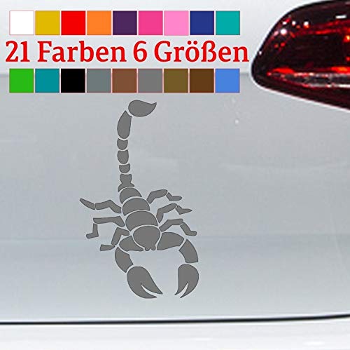 generisch Skorpion Aufkleber Scorpio Sticker Sternbild Sternzeichen Tierkreis Horoskop JDM in 6 Größen und 21 Farben generisch Skorpion Aufkleber Scorpio Sticker Sternbild Sternzeichen Tierkreis Horoskop JDM in 6 Größen und 21 Farben von generisch