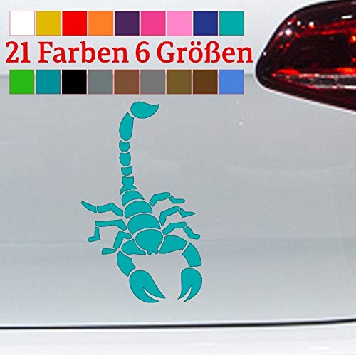 generisch Skorpion Aufkleber Scorpio Sticker Sternbild Sternzeichen Tierkreis Horoskop JDM in 6 Größen und 21 Farben generisch Skorpion Aufkleber Scorpio Sticker Sternbild Sternzeichen Tierkreis Horoskop JDM in 6 Größen und 21 Farben von generisch