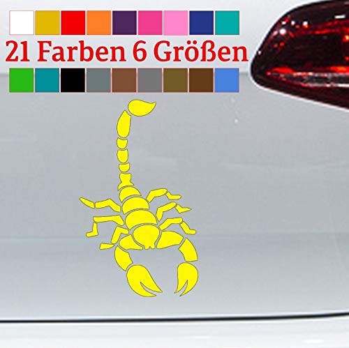 generisch Skorpion Aufkleber Scorpio Sticker Sternbild Sternzeichen Tierkreis Horoskop JDM in 6 Größen und 21 Farben generisch Skorpion Aufkleber Scorpio Sticker Sternbild Sternzeichen Tierkreis Horoskop JDM in 6 Größen und 21 Farben von generisch