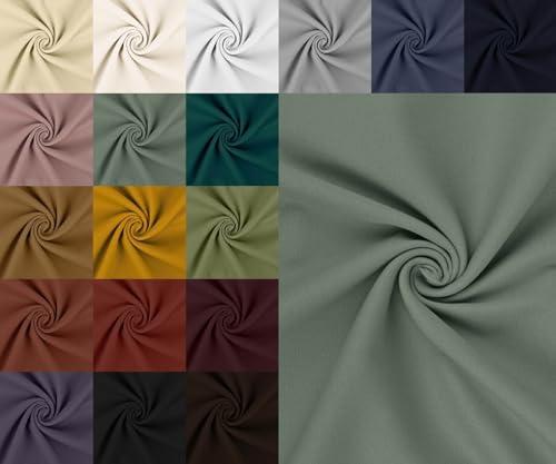 generisch Stretch Baumwolle Köper Stoff Meterware - Twillstoff dehnbar, elastischer Hosenstoff Peach, Baumwoll-Stretch Uni, Trenchcoat Stoff *Ab 50 cm, Farbe: 126 altgrau von generisch