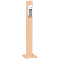 geramöbel Desinfektionsspender stehend S-HS-B buche Holz, Aluminium 1,0 l von geramöbel