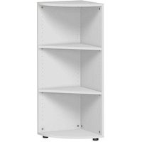geramöbel Eckregal Flex lichtgrau 40,0 x 40,0 x 110,4 cm, 1 St. von geramöbel