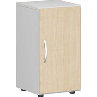 geramöbel Aktenschrank Flex, S-342100-AL lichtgrau, ahorn 1 Fachboden 40,0 x 42,0 x 75,2 cm von geramöbel