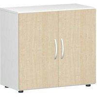 geramöbel Aktenschrank Flex, S-382100-AW weiß, ahorn 1 Fachboden 80,0 x 42,0 x 75,2 cm von geramöbel