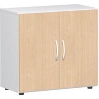 geramöbel Aktenschrank Flex, S-382100-BW weiß, buche 1 Fachboden 80,0 x 42,0 x 75,2 cm geramöbel Aktenschrank Flex, S-382100-BW weiß, buche 1 Fachboden 80,0 x 42,0 x 75,2 cm von geramöbel