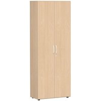 geramöbel Garderobenschrank Flex, S-386128-BB buche 2 Fachböden 80,0 x 42,0 x 216,0 cm von geramöbel