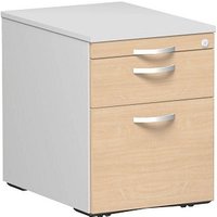 geramöbel Flex Rollcontainer lichtgrau, ahorn 3 Auszüge 43,0 x 60,0 x 56,5 cm geramöbel Flex Rollcontainer lichtgrau, ahorn 3 Auszüge 43,0 x 60,0 x 56,5 cm von geramöbel