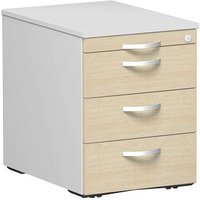 geramöbel Flex Rollcontainer lichtgrau, ahorn 4 Auszüge 43,0 x 60,0 x 56,5 cm geramöbel Flex Rollcontainer lichtgrau, ahorn 4 Auszüge 43,0 x 60,0 x 56,5 cm von geramöbel