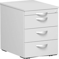 geramöbel Flex Rollcontainer lichtgrau 4 Auszüge 43,0 x 60,0 x 56,5 cm geramöbel Flex Rollcontainer lichtgrau 4 Auszüge 43,0 x 60,0 x 56,5 cm von geramöbel