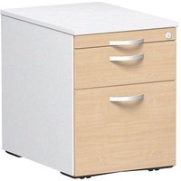 geramöbel Flex Rollcontainer weiß, ahorn 3 Auszüge 43,0 x 60,0 x 56,5 cm geramöbel Flex Rollcontainer weiß, ahorn 3 Auszüge 43,0 x 60,0 x 56,5 cm von geramöbel