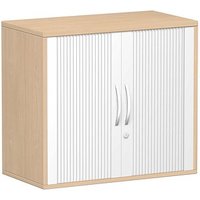 geramöbel Flex Rollladenschrank buche, silber 1 Fachboden 80,0 x 42,5 x 72,0 cm geramöbel Flex Rollladenschrank buche, silber 1 Fachboden 80,0 x 42,5 x 72,0 cm von geramöbel