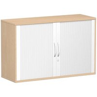 geramöbel Flex Rollladenschrank buche, silber 1 Fachboden 120,0 x 42,5 x 72,0 cm geramöbel Flex Rollladenschrank buche, silber 1 Fachboden 120,0 x 42,5 x 72,0 cm von geramöbel