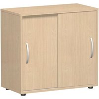 geramöbel Schiebetürenschrank Flex, S-382501-BB buche 1 Fachboden 80,0 x 40,0 x 75,2 cm von geramöbel