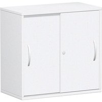 geramöbel Schiebetürenschrank Flex, S-382502-WW weiß 1 Fachboden 80,0 x 42,5 x 79,8 cm von geramöbel