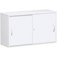 geramöbel Schiebetürenschrank Flex, S-312153-WW weiß 1 Fachboden 120,0 x 42,5 x 72,0 cm von geramöbel