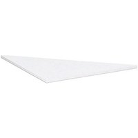 geramöbel Verbindungsplatte Flex weiß, dreieckig 80,0 x 80,0 x 2,5 cm von geramöbel