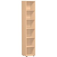 geramöbel Aktenregal buche 40,0 x 40,0 x 216,0 cm, 1 St. von geramöbel