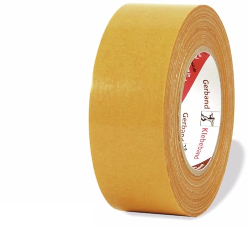 GERBAND Gewebe-Klebeband Doppelseitig 945, 50 mm x 10m von gerband