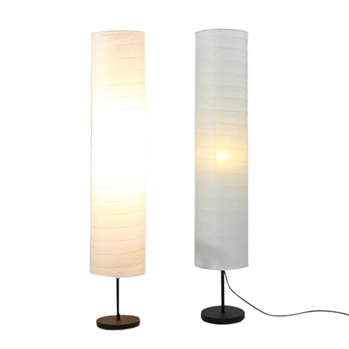 gernie Stehlampenschirm aus Reispapier, Japanischer Stil, Minimalistisch, Einfache Montage, Staubdicht, Lampenschutzhülle aus Reispapier für Schlafzimmer, Wohnzimmer, Büro gernie Stehlampenschirm aus Reispapier, Japanischer Stil, Minimalistisch, Einfache Montage, Staubdicht, Lampenschutzhülle aus Reispapier für Schlafzimmer, Wohnzimmer, Büro von gernie