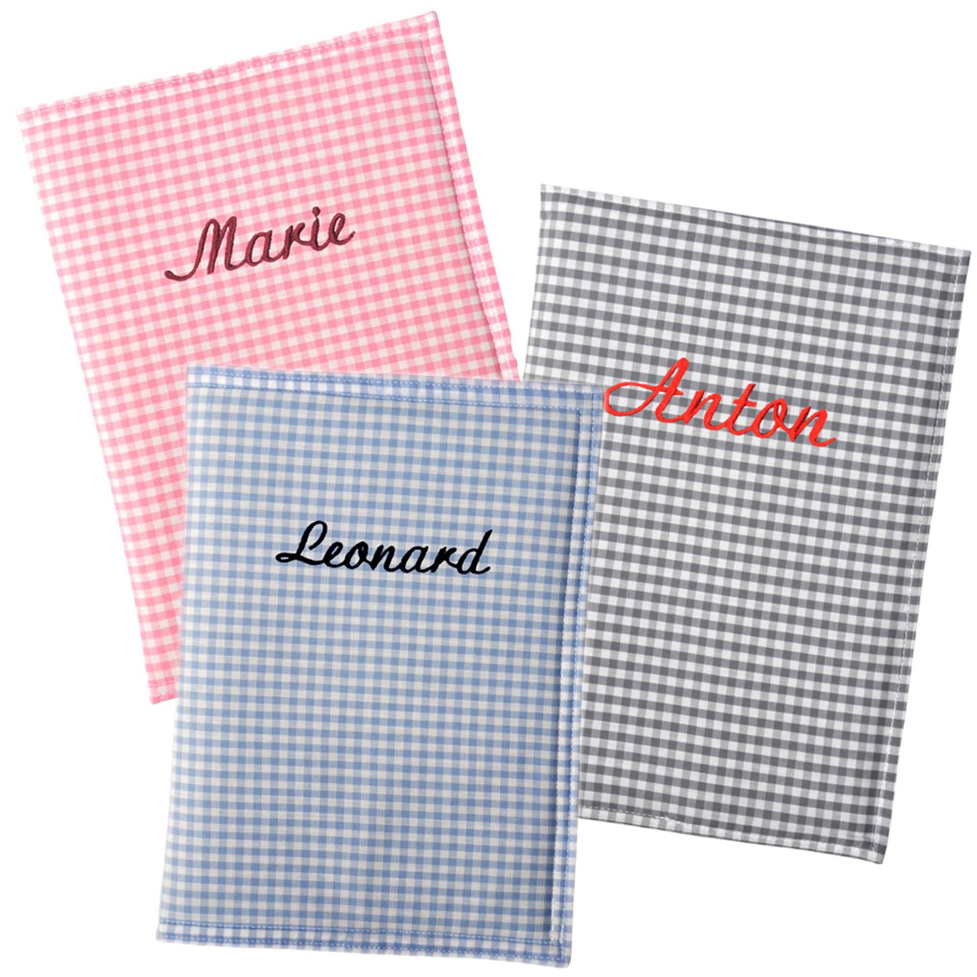 U-Heft-Hülle Mit Namen in Wunschfarbe U-Heft-Hülle Mit Namen in Wunschfarbe von geschenkelibelle