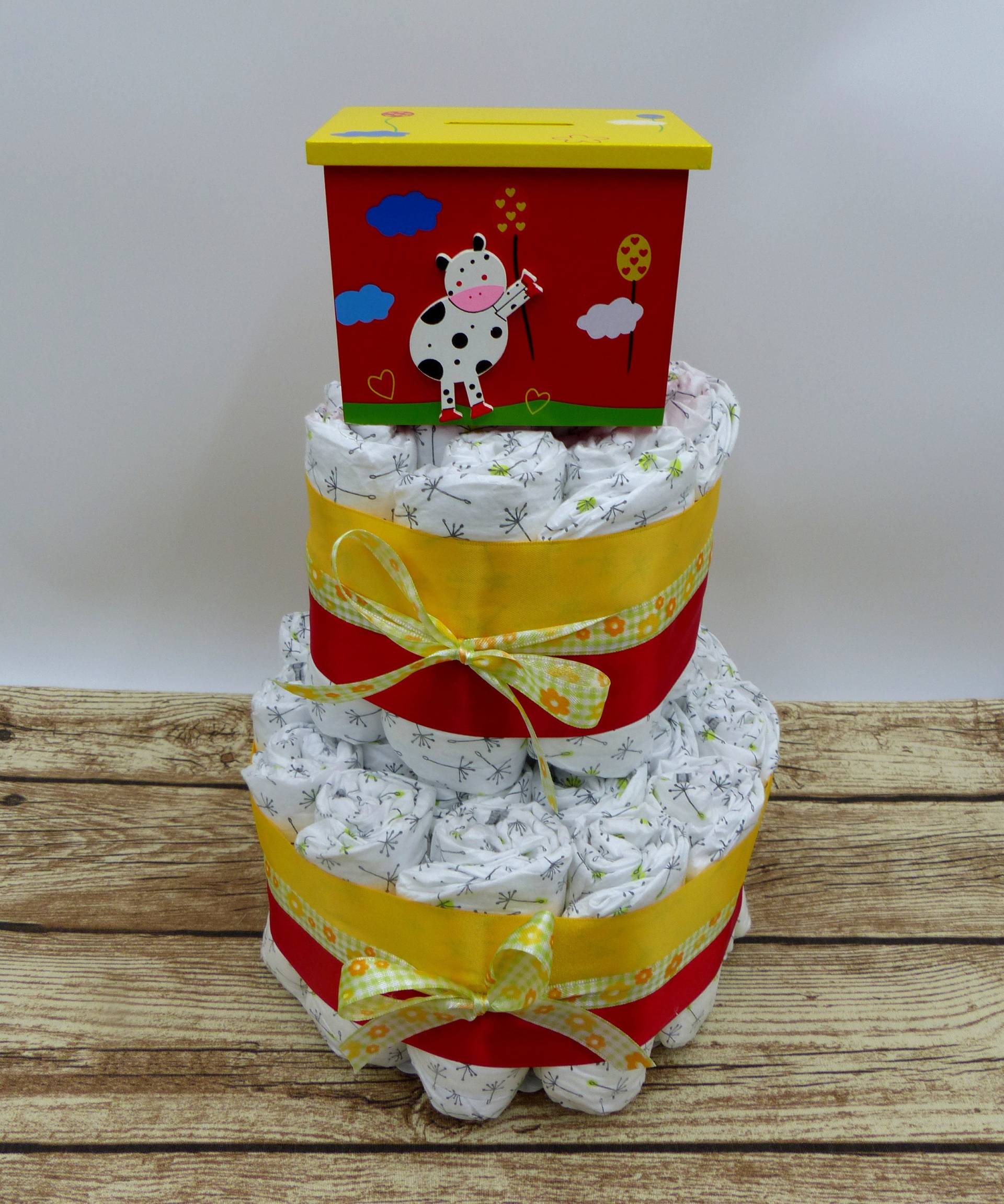 Windeltorte Spardose Windeltorte Spardose von geschenkelibelle