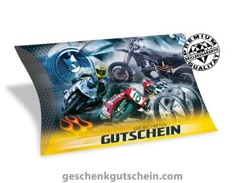 10 Stk. Premium Gutschein Boxen für Motorsport, Motorräder, Bike SP312, LIEFERZEIT 2 bis 4 Werktage ! von geschenkgutschein.com