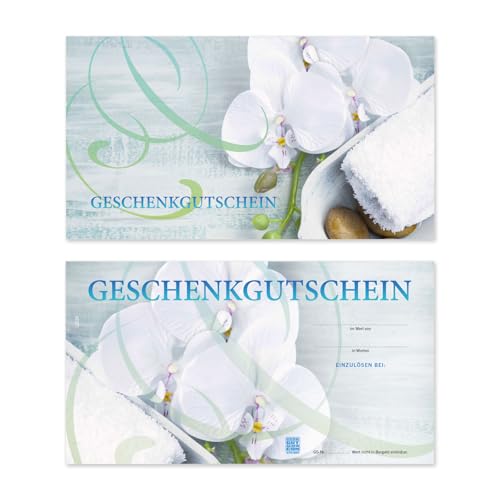 GESCHENKGUTSCHEINcom 100 Stk. Geschenkgutscheine Blanko-Vordrucke für Firmen. Gutscheine für Kosmetikstudios und andere Unternehmen. KS1273 von GESCHENKGUTSCHEINcom by POS-HAUER