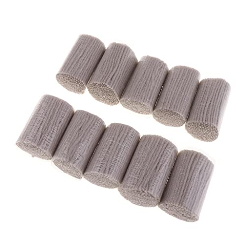 10er Packung Knüpfwolle für Handarbeitsprojekte, Acryl Garn 2mm Durchmesser, DIY Bastelwolle für Häkeln, Stricken und Heimtextilien- Beige von getuse