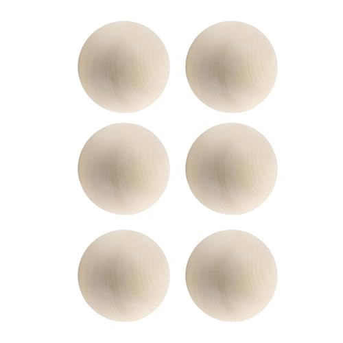 6 Stück Holzkugeln Hartholz unlackiertes Zubehör DIY Handwerk dekorativ 4,5 cm Durchmesser 6 Stück Holzkugeln Hartholz unlackiertes Zubehör DIY Handwerk dekorativ 4,5 cm Durchmesser von getuse