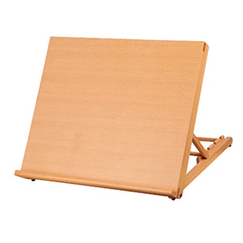 Einstellbares Holz Zeichenbrett Schreibtisch Staffelei für Leinwand Malerei Zeichnung Skizzieren Buch 45x35x30cm von getuse
