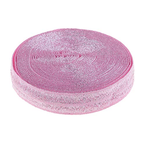 Flaches Glitzer-Elastikband aus Baumwolle für Taillenbänder, Manschetten, Schneiderei und Schneidern, 4,5 m Flaches Glitzer-Elastikband aus Baumwolle für Taillenbänder, Manschetten, Schneiderei und Schneidern, 4,5 m von getuse